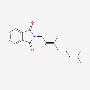 molecular formula C18H21NO2 B14032055 N-geranyl phthalimide CAS No. 36615-20-0
