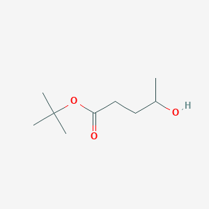 molecular formula C9H18O3 B14032119 tert-Butyl 4-hydroxypentanoate 