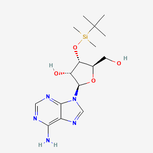 molecular formula C16H27N5O4Si B1403216 3'-O-叔丁基二甲基硅基腺苷 CAS No. 69504-14-9