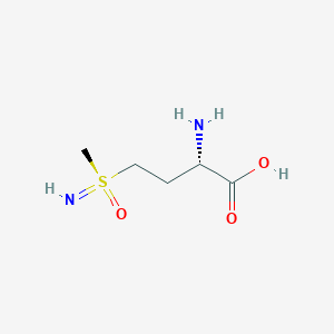 molecular formula C5H12N2O3S B140322 (2S)-2-Amino-4-(methylsulfonimidoyl)butanoic acid CAS No. 21752-32-9