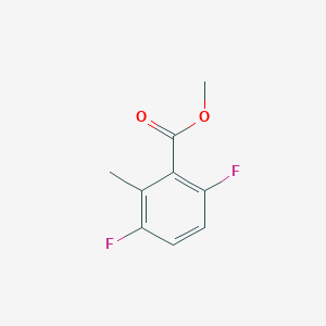 molecular formula C9H8F2O2 B14032200 Methyl 3,6-difluoro-2-methylbenzoate 