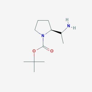 tert-Butyl (2S)-2-(1-aminoethyl)pyrrolidine-1-carboxylate