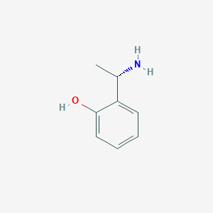 molecular formula C8H11NO B140323 (S)-2-(1-Aminoethyl)phenol CAS No. 133511-37-2