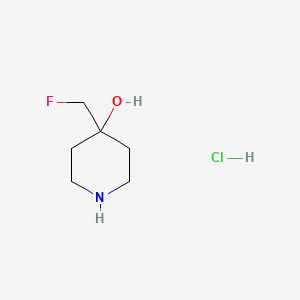 4-(Fluoromethyl)piperidin-4-OL hydrochloride