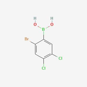 molecular formula C6H4BBrCl2O2 B14032396 (2-Bromo-4,5-dichlorophenyl)boronic acid 