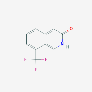 molecular formula C10H6F3NO B1403249 8-(Trifluoromethyl)isoquinolin-3-ol CAS No. 1175271-71-2