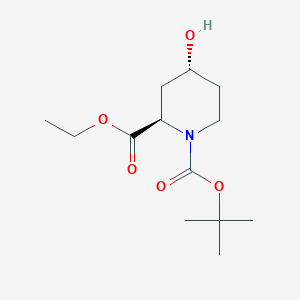 (2R,4R)-Ethyl 1-Boc-4-hydroxypiperidine-2-carboxylate