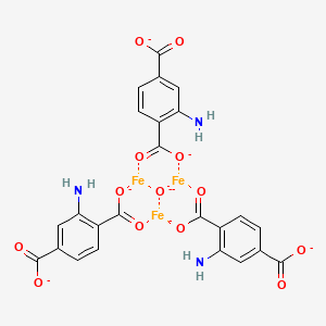 molecular formula C24H15Fe3N3O13-8 B14032551 Fe-MIL-88B-NH; NH-MIL-88B(Fe) 