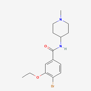 Benzamide, 4-bromo-3-ethoxy-N-(1-methyl-4-piperidinyl)-