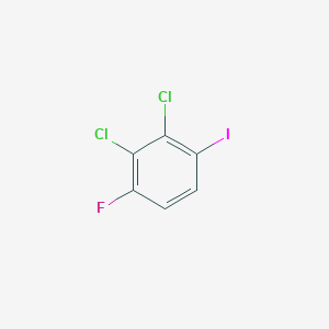 molecular formula C6H2Cl2FI B1403259 2,3-Dichloro-1-fluoro-4-iodobenzene CAS No. 1393843-50-9