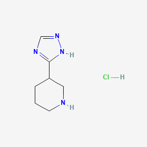 3-(4H-1,2,4-Triazol-3-YL)piperidine hydrochloride