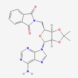 2-(((3aR,4R,6R,6aR)-6-(6-Amino-9H-purin-9-yl)-2,2-dimethyltetrahydrofuro[3,4-d][1,3]dioxol-4-yl)methyl)isoindoline-1,3-dione