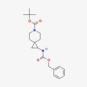 Tert-butyl 1-(((benzyloxy)carbonyl)amino)-6-azaspiro[2.5]octane-6-carboxylate