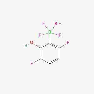 molecular formula C6H3BF5KO B14032661 Potassium (3,6-difluoro-2-hydroxyphenyl)trifluoroborate 