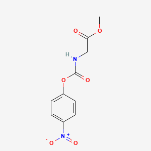 molecular formula C10H10N2O6 B1403271 Methyl 2-((4-nitrophenoxy)carbonylamino)acetate CAS No. 890929-48-3
