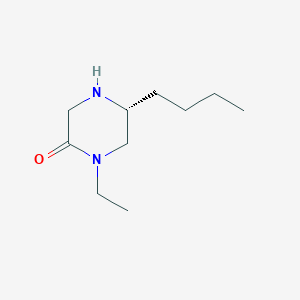 molecular formula C10H20N2O B14032728 (R)-5-butyl-1-Ethylpiperazin-2-one 