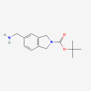 Tert-butyl 5-(aminomethyl)isoindoline-2-carboxylate