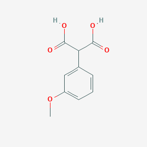 molecular formula C10H10O5 B1403278 2-(3-Methoxyphenyl)propanedioic acid CAS No. 855658-53-6