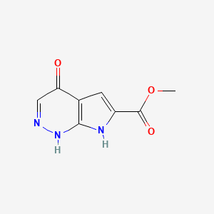 methyl 4-hydroxy-7H-pyrrolo[2,3-c]pyridazine-6-carboxylate