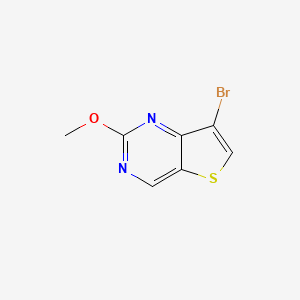 molecular formula C7H5BrN2OS B1403282 7-Bromo-2-methoxythieno[3,2-D]pyrimidine CAS No. 1259978-35-2
