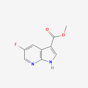 molecular formula C9H7FN2O2 B1403283 Methyl 5-fluoro-7-azaindole-3-carboxylate CAS No. 1190314-69-2