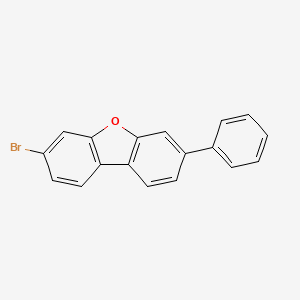 molecular formula C18H11BrO B14032901 3-Bromo-7-phenyldibenzo[b,d]furan 
