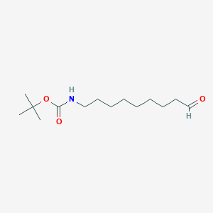 molecular formula C14H27NO3 B14032942 Tert-butyl (9-oxononyl)carbamate CAS No. 133728-27-5