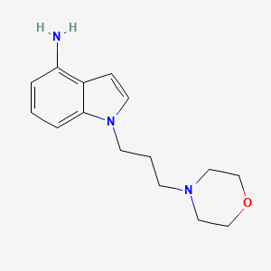 molecular formula C15H21N3O B1403296 1-(3-morpholinopropyl)-1H-indol-4-amine CAS No. 1021425-59-1