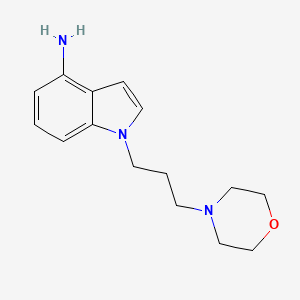 1-(3-morpholinopropyl)-1H-indol-4-amine
