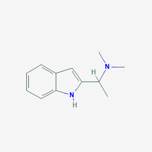 molecular formula C12H16N2 B014033 2-[1-(Dimethylamino)ethyl]indole CAS No. 96286-10-1