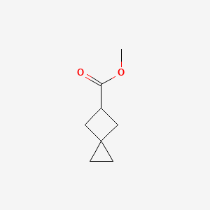 molecular formula C8H12O2 B1403303 methyl spiro[2.3]hexane-5-carboxylate CAS No. 1383823-60-6