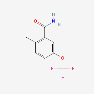 2-Methyl-5-(trifluoromethoxy)benzamide