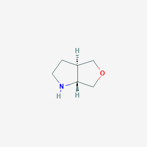 molecular formula C6H11NO B14033110 rel-(3aR,6aR)-Hexahydro-1H-furo[3,4-b]pyrrole 
