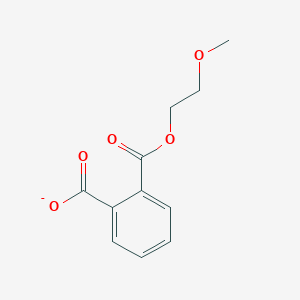 molecular formula C11H11O5- B14033124 2-(2-Methoxyethoxycarbonyl)benzoate 
