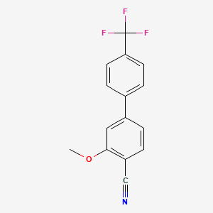 3-Methoxy-4'-(trifluoromethyl)biphenyl-4-carbonitrile