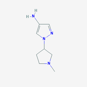 1-(1-methylpyrrolidin-3-yl)-1H-pyrazol-4-amine