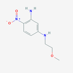 1-N-(2-methoxyethyl)-4-nitrobenzene-1,3-diamine