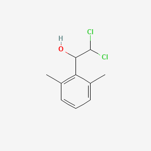 molecular formula C10H12Cl2O B14033362 2,2-Dichloro-1-(2,6-dimethylphenyl)ethanol 