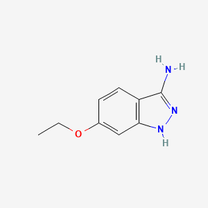 molecular formula C9H11N3O B1403346 6-Ethoxy-1H-indazol-3-ylamine CAS No. 1394067-63-0
