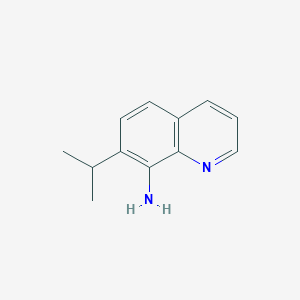 molecular formula C12H14N2 B1403347 7-Isopropyl-8-quinolinamine CAS No. 1394083-93-2