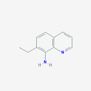 molecular formula C11H12N2 B1403363 7-Ethyl-8-quinolinamine CAS No. 860193-80-2