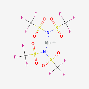 molecular formula C4F12MnN2O8S4 B14033632 Manganese(II)Bis(trifluoromethanesulfonyl)imide 