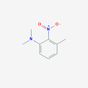 molecular formula C9H12N2O2 B14033694 N,N,3-Trimethyl-2-nitroaniline 