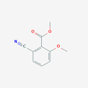 molecular formula C10H9NO3 B14033719 Methyl 2-cyano-6-methoxybenzoate 