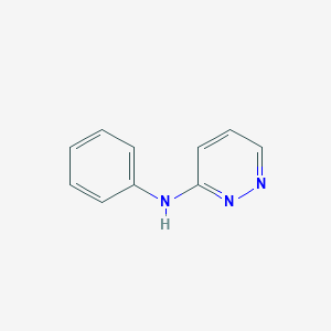 molecular formula C10H9N3 B14033748 3-Pyridazinamine,n-phenyl- CAS No. 1011-93-4