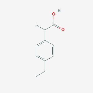 molecular formula C11H14O2 B140339 2-(4-乙基苯基)丙酸 CAS No. 3585-52-2