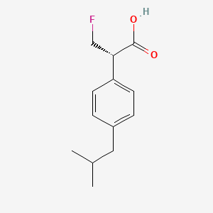 molecular formula C13H17FO2 B14033917 (S)-F-Ibuprofen CAS No. 911136-13-5