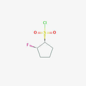 molecular formula C5H8ClFO2S B14033924 cis-2-Fluorocyclopentane-1-sulfonyl chloride 