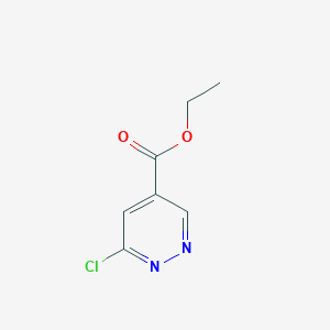 molecular formula C7H7ClN2O2 B1403396 Ethyl 6-chloropyridazine-4-carboxylate CAS No. 612834-90-9