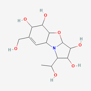 molecular formula C13H21NO7 B14033973 Acarbose JP Impurity IV CAS No. 56300-70-0